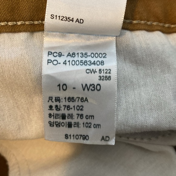 DENIZEN from Levi's 90's Loose Straight Golden Hour Jeans Women’s 10 Tan Cargo - Picture 8 of 17